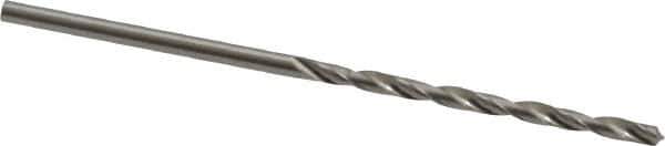 M.A. Ford - #55 118° Solid Carbide Jobber Drill - Bright Finish, Right Hand Cut, Spiral Flute, Straight Shank, 1-1/2" OAL, Faceted Point - Eagle Tool & Supply