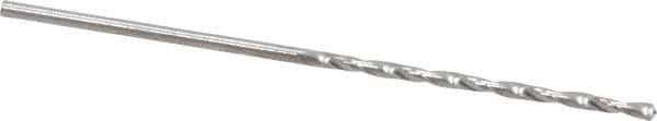 M.A. Ford - #59 118° Solid Carbide Jobber Drill - Bright Finish, Right Hand Cut, Spiral Flute, Straight Shank, 1-1/2" OAL, Faceted Point - Eagle Tool & Supply
