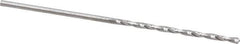 M.A. Ford - #59 118° Solid Carbide Jobber Drill - Bright Finish, Right Hand Cut, Spiral Flute, Straight Shank, 1-1/2" OAL, Faceted Point - Eagle Tool & Supply