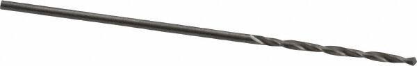 M.A. Ford - #63 118° Solid Carbide Jobber Drill - Bright Finish, Right Hand Cut, Spiral Flute, Straight Shank, 1-1/2" OAL, Faceted Point - Eagle Tool & Supply