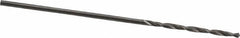 M.A. Ford - #63 118° Solid Carbide Jobber Drill - Bright Finish, Right Hand Cut, Spiral Flute, Straight Shank, 1-1/2" OAL, Faceted Point - Eagle Tool & Supply