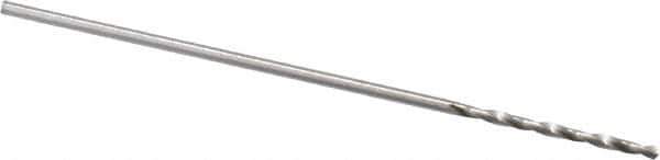 M.A. Ford - #66 118° Solid Carbide Jobber Drill - Bright Finish, Right Hand Cut, Spiral Flute, Straight Shank, 1-1/2" OAL, Faceted Point - Eagle Tool & Supply