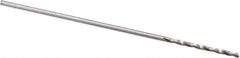 M.A. Ford - #66 118° Solid Carbide Jobber Drill - Bright Finish, Right Hand Cut, Spiral Flute, Straight Shank, 1-1/2" OAL, Faceted Point - Eagle Tool & Supply