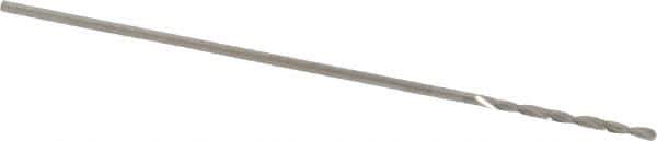 M.A. Ford - #70 118° Solid Carbide Jobber Drill - Bright Finish, Right Hand Cut, Spiral Flute, Straight Shank, 1-1/2" OAL, Faceted Point - Eagle Tool & Supply