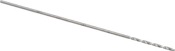 M.A. Ford - #72 118° Solid Carbide Jobber Drill - Bright Finish, Right Hand Cut, Spiral Flute, Straight Shank, 1-1/2" OAL, Faceted Point - Eagle Tool & Supply