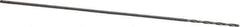 M.A. Ford - #75 118° Solid Carbide Jobber Drill - Bright Finish, Right Hand Cut, Spiral Flute, Straight Shank, 1-1/2" OAL, Faceted Point - Eagle Tool & Supply