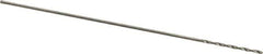 M.A. Ford - #77 118° Solid Carbide Jobber Drill - Bright Finish, Right Hand Cut, Spiral Flute, Straight Shank, 1-1/2" OAL, Faceted Point - Eagle Tool & Supply