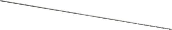 M.A. Ford - #80 118° Solid Carbide Jobber Drill - Bright Finish, Right Hand Cut, Spiral Flute, Straight Shank, 1-1/2" OAL, Faceted Point - Eagle Tool & Supply