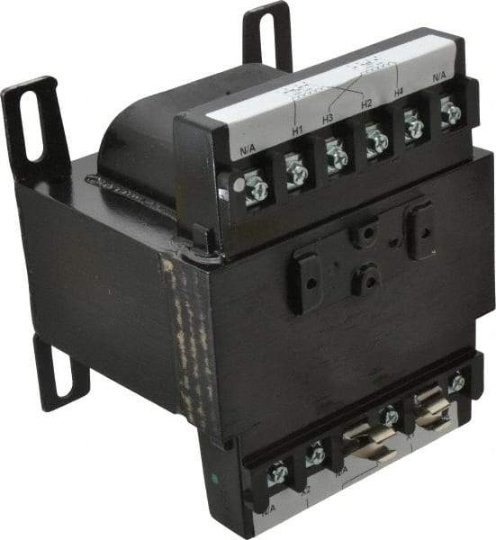 Eaton Cutler-Hammer - 1 Phase, 0.5 kVA, Control Transformer - 2 Input, 1 Output Winding, 50/60 Hz, 5-1/2 Inch Deep x 4-3/4 Inch High, 131°F Temp Rise - Eagle Tool & Supply