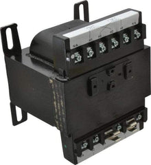 Eaton Cutler-Hammer - 1 Phase, 0.5 kVA, Control Transformer - 2 Input, 1 Output Winding, 50/60 Hz, 5-1/2 Inch Deep x 4-3/4 Inch High, 131°F Temp Rise - Eagle Tool & Supply