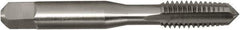 Vermont Tap & Die - 5/8-11 UNC 3/3B 4 Flute Bright Finish High Speed Steel Straight Flute Standard Hand Tap - Taper, Right Hand Thread, 3-13/16" OAL, 1-13/16" Thread Length, H3 Limit, Oversize - Exact Industrial Supply