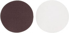 Made in USA - 5" Diam, 120 Grit Aluminum Oxide Adhesive PSA Disc - Fine Grade, Red, Cloth Backing, Flexible - Eagle Tool & Supply