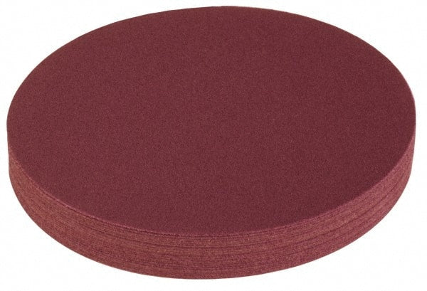 Superior Abrasives - 14" Diam, 120 Grit Aluminum Oxide Adhesive PSA Disc - Eagle Tool & Supply