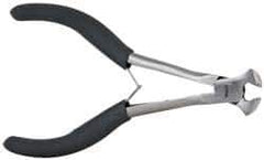 Value Collection - 5-1/2" OAL, End Cutting Pliers - 1/2" Jaw Length x 9/16" Jaw Width, Plastic Coated Handle - Eagle Tool & Supply