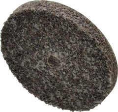 3M - 2" Diam, 1/4" Face Width, 1/4" Center Hole, Coarse Grade, Aluminum Oxide Deburring Wheel - Unitized, Hard Density 7 Grade, 22,100 RPM - Eagle Tool & Supply