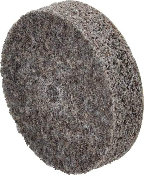 3M - 2" Diam, 1/2" Face Width, 1/4" Center Hole, Coarse Grade, Aluminum Oxide Deburring Wheel - Unitized, Hard Density 7 Grade, 22,100 RPM - Eagle Tool & Supply