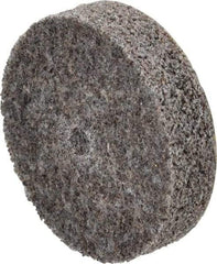 3M - 2" Diam, 1/2" Face Width, 1/4" Center Hole, Coarse Grade, Aluminum Oxide Deburring Wheel - Unitized, Hard Density 7 Grade, 22,100 RPM - Eagle Tool & Supply