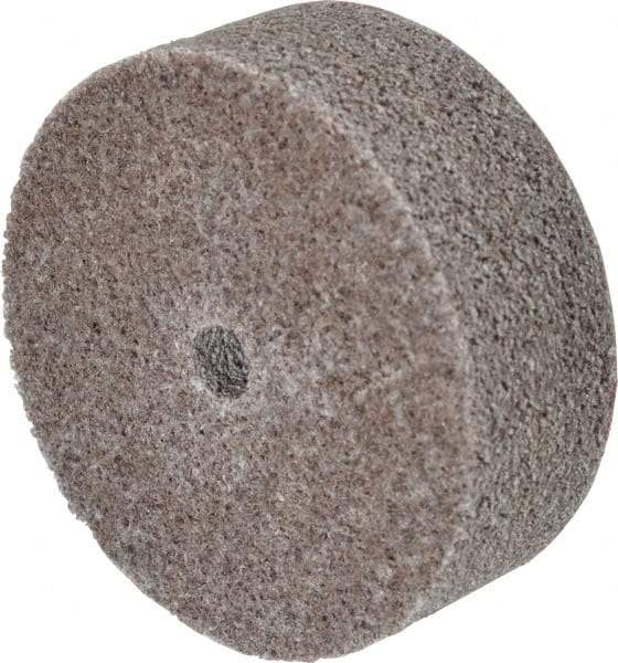 3M - 2" Diam, 3/4" Face Width, 1/4" Center Hole, Fine Grade, Aluminum Oxide Deburring Wheel - Unitized, Medium Density 5 Grade, 22,100 RPM - Eagle Tool & Supply