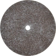 3M - 3" Diam, 1/8" Face Width, 1/4" Center Hole, Medium Grade, Aluminum Oxide Deburring Wheel - Unitized, Hard Density 7 Grade, 18,100 RPM - Eagle Tool & Supply