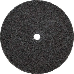 3M - 3" Diam, 1/4" Face Width, 1/4" Center Hole, Fine Grade, Aluminum Oxide Deburring Wheel - Unitized, Medium Density 5 Grade, 18,100 RPM - Eagle Tool & Supply