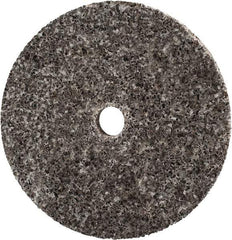 3M - 3" Diam, 1/4" Face Width, 3/8" Center Hole, Coarse Grade, Aluminum Oxide Deburring Wheel - Unitized, Hard Density 7 Grade, 18,100 RPM - Eagle Tool & Supply