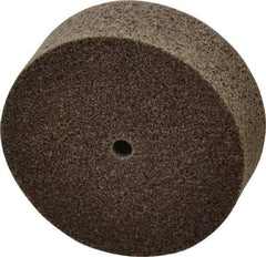 3M - 3" Diam, 1" Face Width, 1/4" Center Hole, Fine Grade, Aluminum Oxide Deburring Wheel - Unitized, Medium Density 5 Grade, 15,100 RPM - Eagle Tool & Supply