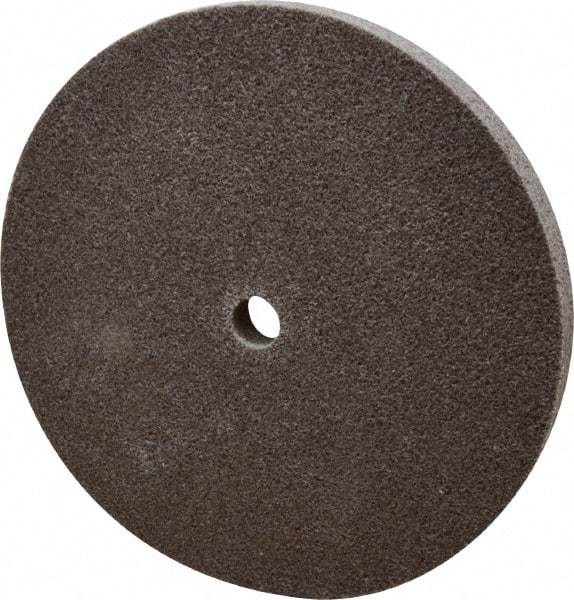 3M - 6" Diam, 1/2" Face Width, 1/2" Center Hole, Fine Grade, Aluminum Oxide Deburring Wheel - Unitized, Medium Density 5 Grade, 7,500 RPM - Eagle Tool & Supply