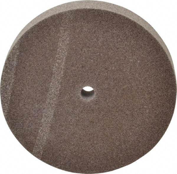 3M - 6" Diam, 1" Face Width, 1/2" Center Hole, Fine Grade, Aluminum Oxide Deburring Wheel - Unitized, Medium Density 5 Grade, 7,500 RPM - Eagle Tool & Supply