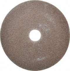 3M - 6" Diam, 1" Face Width, 1" Center Hole, Medium Grade, Aluminum Oxide Deburring Wheel - Unitized, Hard Density 7 Grade, 7,500 RPM - Eagle Tool & Supply