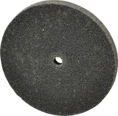 3M - 3" Diam, 1/4" Face Width, 1/4" Center Hole, Fine Grade, Silicon Carbide Deburring Wheel - Unitized, Hard Density 7 Grade, 18,100 RPM - Eagle Tool & Supply