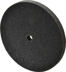3M - 6" Diam, 1/2" Face Width, 1/2" Center Hole, Fine Grade, Silicon Carbide Deburring Wheel - Unitized, Soft Density 3 Grade, 6,000 RPM - Eagle Tool & Supply