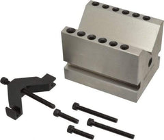 SPI - 2-3/8" Max Capacity, 90° Angle, Hardened Steel V-Block - 3" Long x 4" Wide x 3" High, Sold as Individual - Eagle Tool & Supply