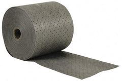 Brady SPC Sorbents - 25 Gal Capacity per Package, Universal Roll - 150' Long x 15" Wide, Gray, Polypropylene - Eagle Tool & Supply