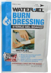 North - 4" Long x 4" Wide, General Purpose Gel Soaked Burn Dressing - White, Nonwoven Bandage - Eagle Tool & Supply