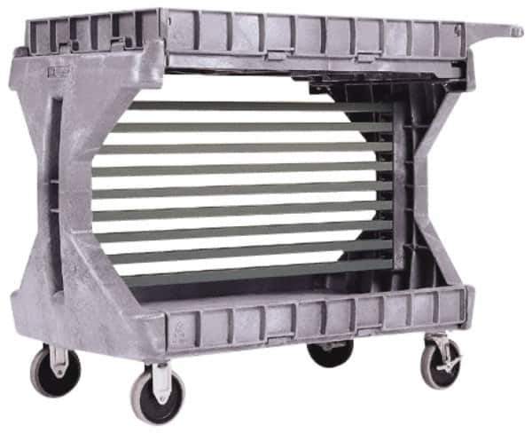 Akro-Mils - 35-3/4" Long x 1-3/4" Wide x 1" High, Cart Rail Kit - For 30936 - Eagle Tool & Supply