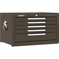 Kennedy - 5 Drawer Tool Chest - 29" Wide x 20" Deep x 16-5/8" High, Steel, Brown - Eagle Tool & Supply