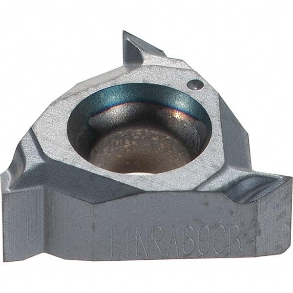 Kennametal - 11NR Internal Right Hand 48-16 Partial Profile 60° Laydown Threading Insert - Grade KC5025, TiAlN Coated Carbide, 6.35mm Inscribed Circle - Eagle Tool & Supply