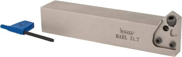 Iscar - MAH, External, Left Hand, Indexable Grooving Tool Holder - 1-1/4" Shank Height, 1-1/4" Shank Width, 167.64mm OAL - Eagle Tool & Supply