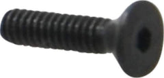 Value Collection - #2-56 UNC Hex Socket Drive, 82° Flat Screw - Alloy Steel, Black Oxide Finish, Fully Threaded, 3/8" OAL - Eagle Tool & Supply