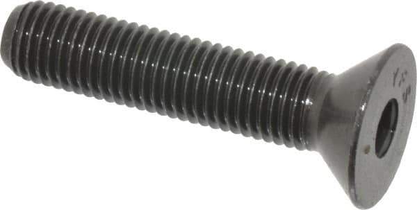 Value Collection - 5/16-24 UNF Hex Socket Drive, 82° Flat Screw - Alloy Steel, Black Oxide Finish, Fully Threaded, 1-1/2" OAL - Eagle Tool & Supply