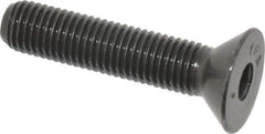 Value Collection - 5/16-24 UNF Hex Socket Drive, 82° Flat Screw - Alloy Steel, Black Oxide Finish, Fully Threaded, 1-1/2" OAL - Eagle Tool & Supply