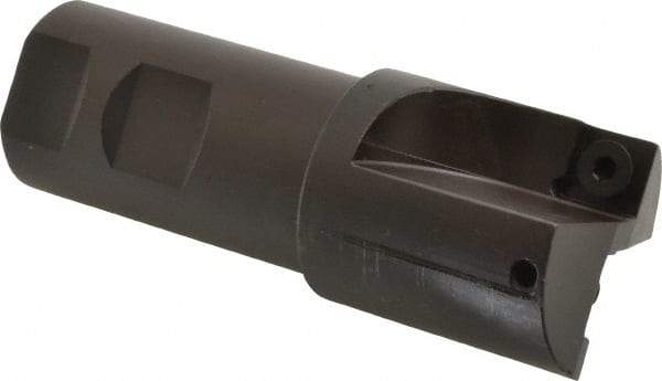 Kennametal - 1-1/2" Cut Diam, 11.94mm Max Depth of Cut, 1-1/4" Shank Diam, 4.03" OAL, Indexable Square Shoulder End Mill - SPEB 422 Inserts, Cylindrical Shank, 0° Lead Angle - Eagle Tool & Supply