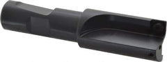 Kennametal - 1" Cut Diam, 8.64mm Max Depth of Cut, 3/4" Shank Diam, 4" OAL, Indexable Square Shoulder Centercutting End Mill - SPEB 322 Inserts, Weldon Shank, 0° Lead Angle, Through Coolant - Eagle Tool & Supply