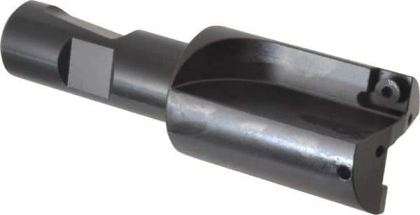 Kennametal - 1-1/4" Cut Diam, 8.64mm Max Depth of Cut, 3/4" Shank Diam, 4" OAL, Indexable Square Shoulder Centercutting End Mill - SPEB 322 Inserts, Weldon Shank, 0° Lead Angle, Through Coolant - Eagle Tool & Supply