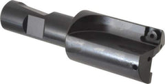 Kennametal - 1-1/4" Cut Diam, 8.64mm Max Depth of Cut, 3/4" Shank Diam, 4" OAL, Indexable Square Shoulder Centercutting End Mill - SPEB 322 Inserts, Weldon Shank, 0° Lead Angle, Through Coolant - Eagle Tool & Supply