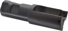 Kennametal - 1-1/2" Cut Diam, 11.94mm Max Depth of Cut, 1-1/4" Shank Diam, 4.78" OAL, Indexable Square Shoulder Centercutting End Mill - SPEB 422 Inserts, Weldon Shank, 0° Lead Angle, Through Coolant - Eagle Tool & Supply