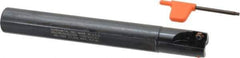 Kennametal - 1" Cut Diam, 1/2" Max Depth of Cut, 1" Shank Diam, 7.85" OAL, Indexable Square Shoulder End Mill - ADKT 1545.. Inserts, Cylindrical Shank, 0° Lead Angle - Eagle Tool & Supply