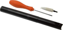 Kennametal - 1" Cut Diam, 18mm Max Depth of Cut, 1" Shank Diam, 254mm OAL, Indexable Square Shoulder End Mill - EC18.., EP18.. Inserts, Cylindrical Shank, 0° Lead Angle, Through Coolant - Eagle Tool & Supply