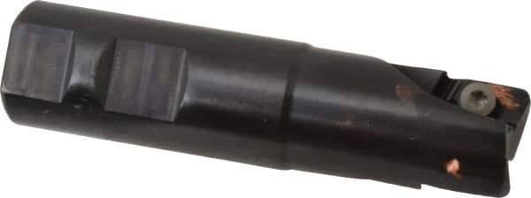 Kennametal - 1" Cut Diam, 18.03mm Max Depth of Cut, 1" Shank Diam, 102.36mm OAL, Indexable Square Shoulder End Mill - EC18.., EP18.. Inserts, Weldon Shank, 0° Lead Angle, Through Coolant - Eagle Tool & Supply
