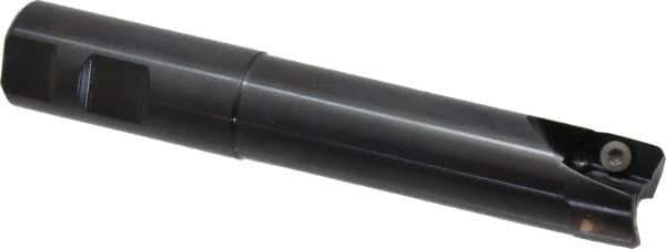 Kennametal - 1" Cut Diam, 18.03mm Max Depth of Cut, 1" Shank Diam, 153.16mm OAL, Indexable Square Shoulder End Mill - EC18.., EP18.. Inserts, Weldon Shank, 0° Lead Angle, Through Coolant - Eagle Tool & Supply